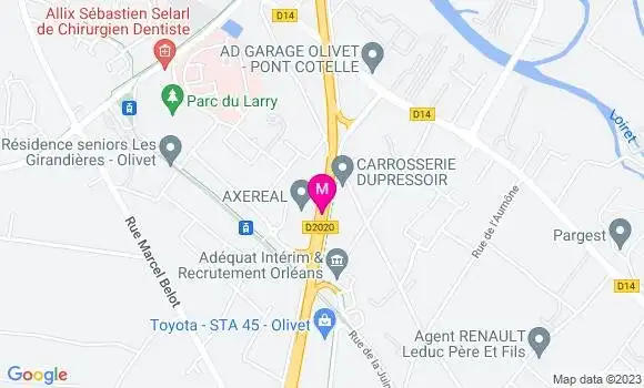 Localisation Station Leclerc