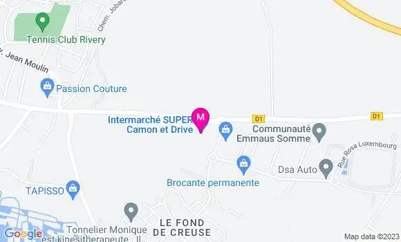 Localisation Intermarché Station