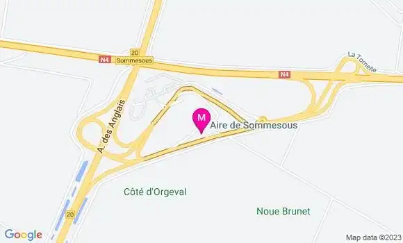 Localisation Shell Sommesous