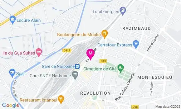 Localisation Station Dyneff