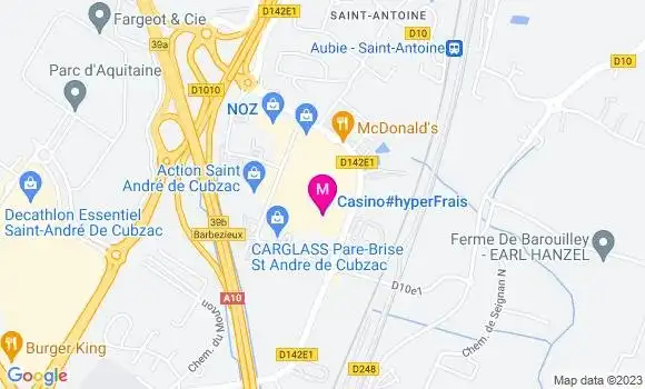 Localisation Géant Casino