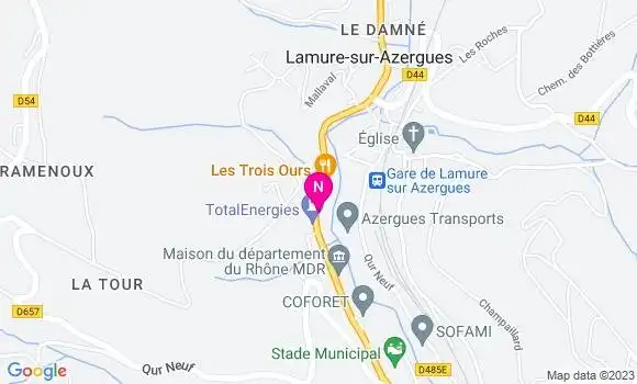 Localisation TotalEnergies