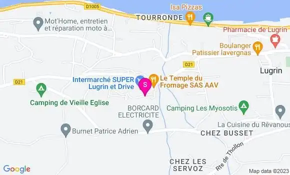 Localisation Intermarché Station