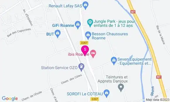Localisation Garage Mulsant