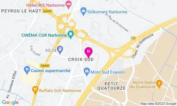Localisation Esso Express