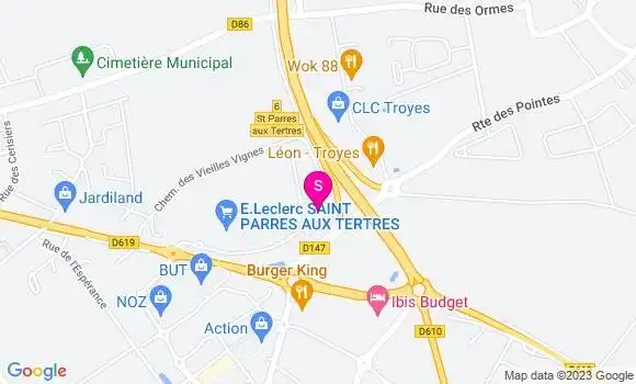 Localisation Station Leclerc