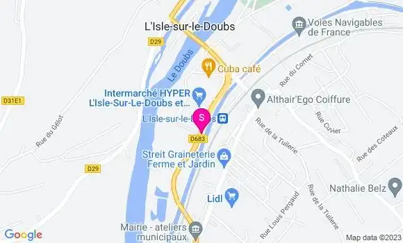 Localisation Intermarché Station