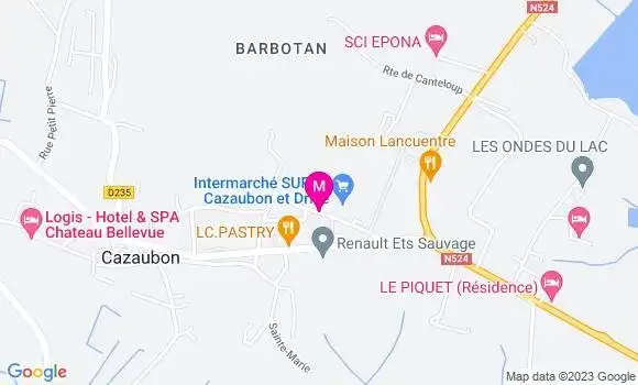 Localisation Intermarché Station