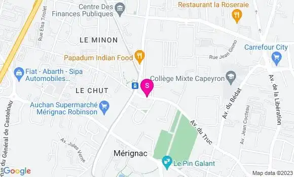 Localisation Relais Aquitaine