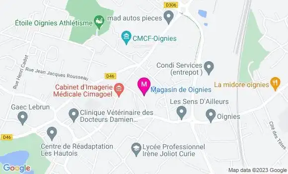 Localisation Supermarchés Match