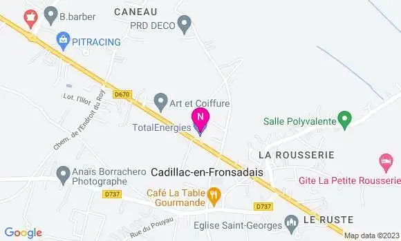 Localisation Relais des 4 Vents