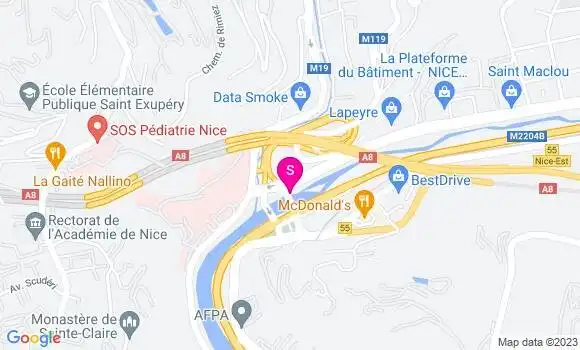 Localisation Relais Garigliano