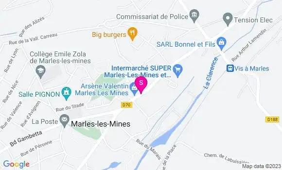 Localisation Intermarché Station