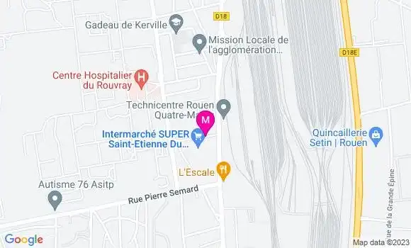 Localisation Intermarché Station