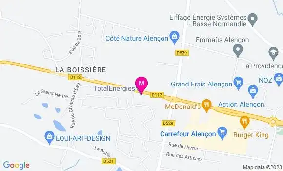Localisation TotalEnergies