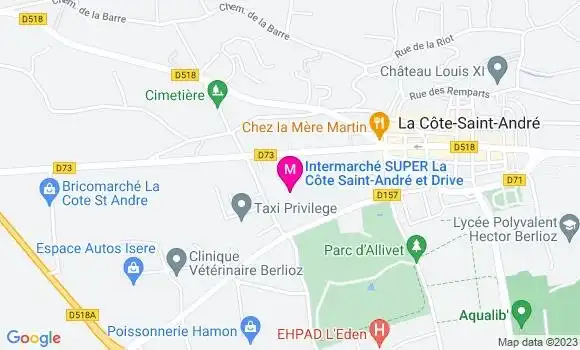 Localisation Intermarché Station