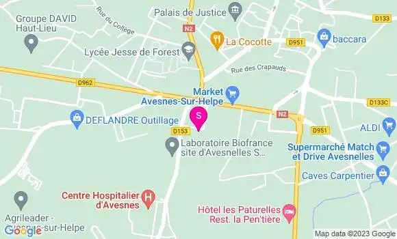 Localisation Carrefour Market