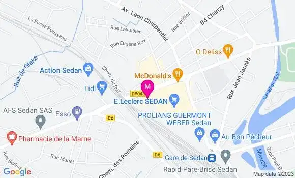 Localisation Station Leclerc