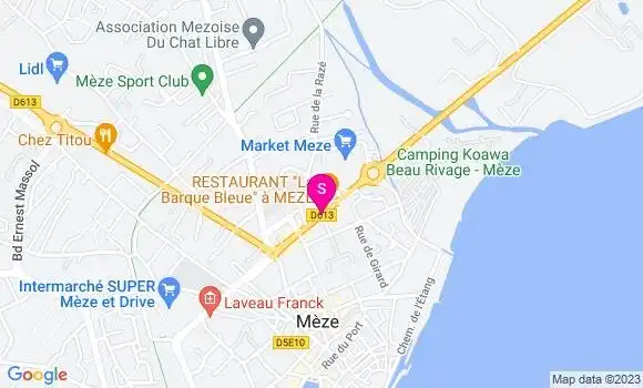 Localisation Carrefour Market