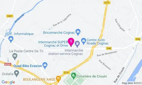 Localisation Intermarché Station
