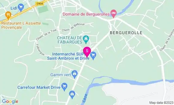 Localisation Intermarché Station