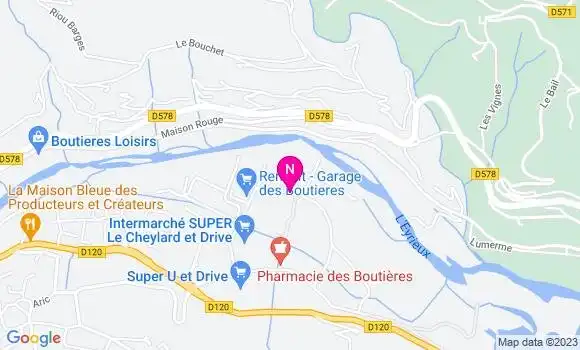 Localisation Intermarché Station