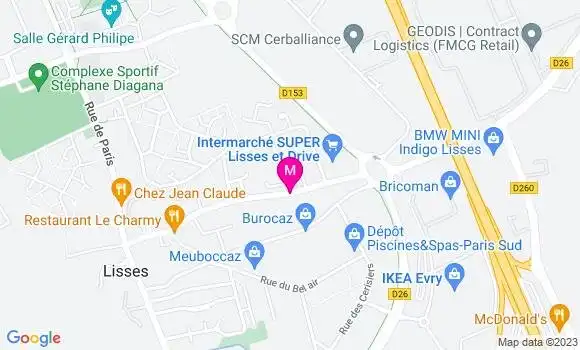 Localisation Intermarché Station
