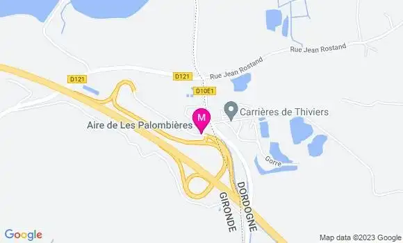 Localisation Station Autoroutière