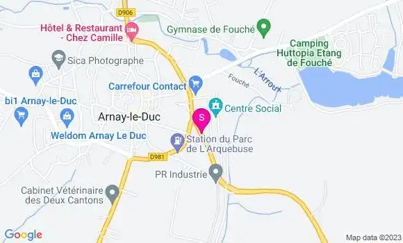 Localisation Carrefour Contact