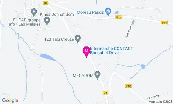 Localisation Intermarché Station
