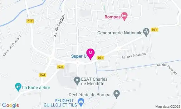 Localisation Super U