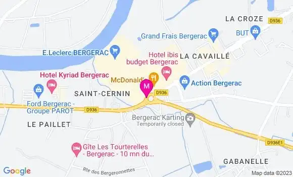 Localisation Station Leclerc
