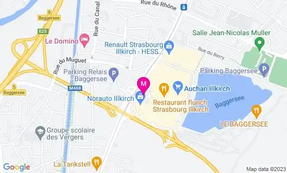 Localisation Station Auchan