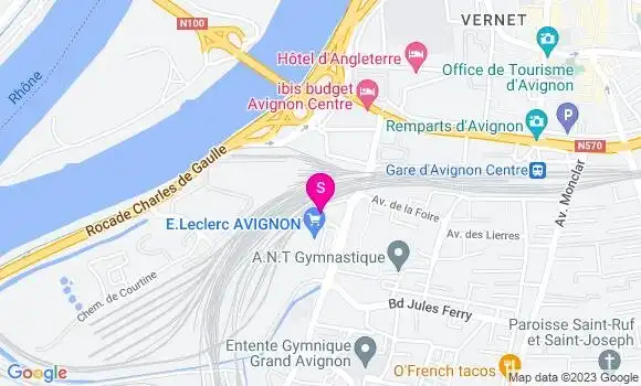 Localisation Station Leclerc