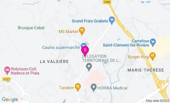 Localisation Géant Casino