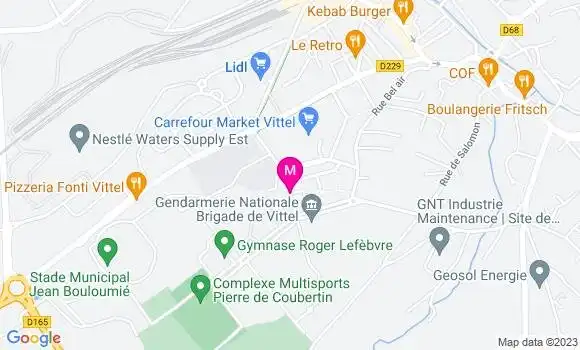 Localisation Carrefour Market