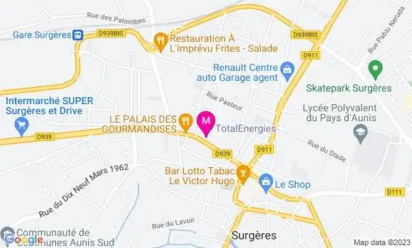 Localisation TotalEnergies