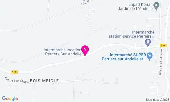 Localisation Intermarché Station