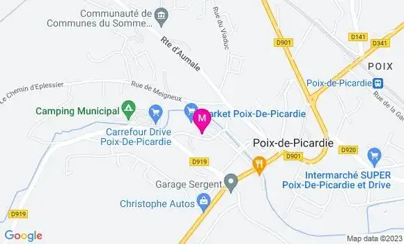 Localisation Carrefour Market