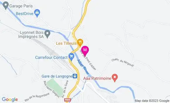 Localisation Station Carrefour