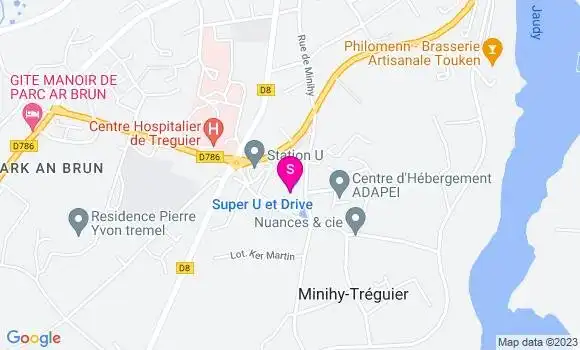 Localisation Super U