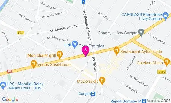 Localisation Relais Aristide Briand