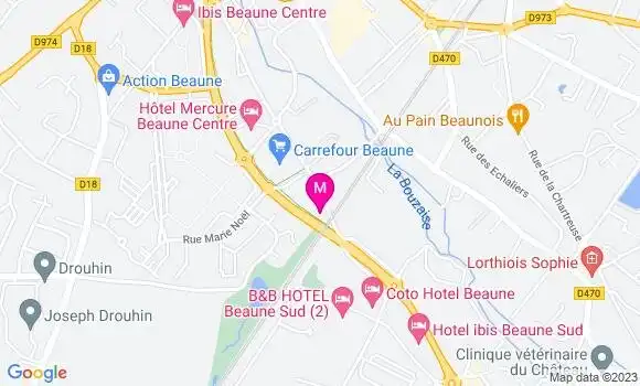 Localisation Station Carrefour