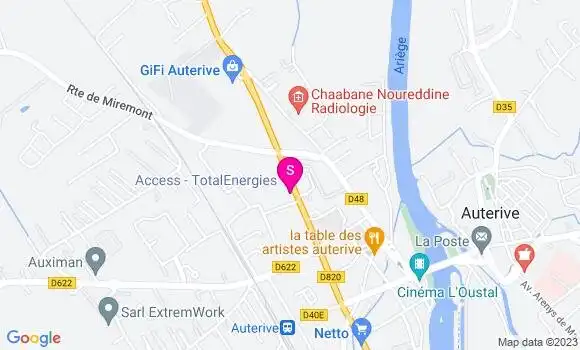 Localisation Relais Trebons