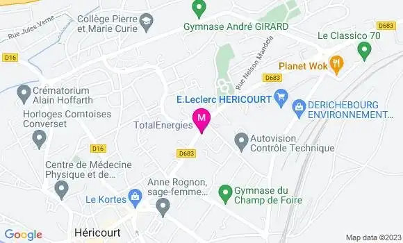 Localisation TotalEnergies