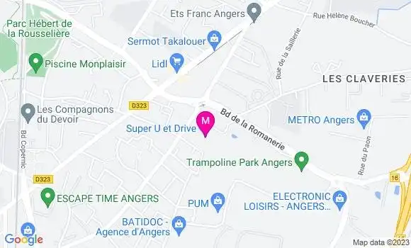 Localisation Super U