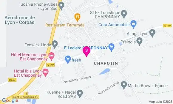 Localisation Station Leclerc
