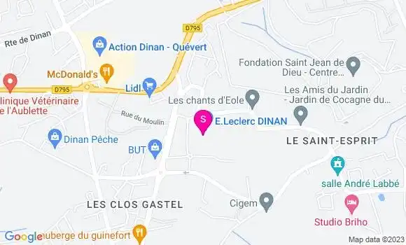 Localisation Station Leclerc
