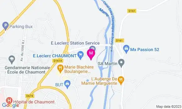 Localisation Station Leclerc