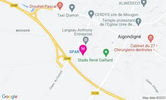 Localisation Spar